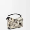 Kleine Puzzle-Tasche aus gewebtem Textil