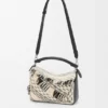 Kleine Puzzle-Tasche aus gewebtem Textil