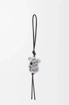 Koala-Anhänger aus Filz und Kalbsleder