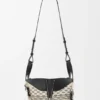 Kompakte Hammock-Tasche aus gewebtem Textil