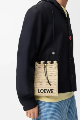 Kordeltasche aus Raffia