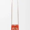 Kordelzugtasche aus klassischem Kalbsleder und Raffia Kordelzugtasche aus klassischem Kalbsleder und Raffia