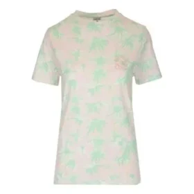 Kurzarm-T-Shirt mit Gänseblümchen-Aufdruck, rosa S6109011Si-7238