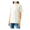 Kurzarm-T-Shirt mit Gänseblümchen-Aufdruck, rosa S6109011Si-7238