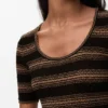Kurzarmpullover aus Baumwollmischung