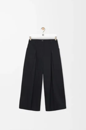 Kurze Hose aus Baumwolle und Seide