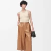 Kurze Hose aus Nappa-Lammleder Kurze Hose aus Nappa-Lammleder