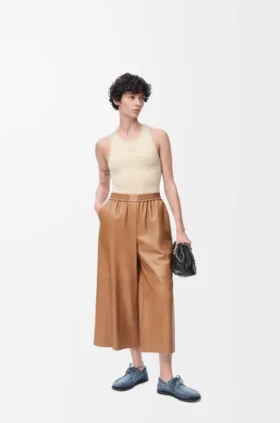 Kurze Hose aus Nappa-Lammleder Kurze Hose aus Nappa-Lammleder