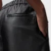 Kurze Hose aus Nappa-Lammleder Kurze Hose aus Nappa-Lammleder