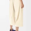 Kurze Hose mit Gürtel aus Baumwolle und Seide Kurze Hose mit Gürtel aus Baumwolle und Seide
