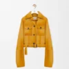 Kurze Jacke aus Lammveloursleder Kurze Jacke aus Lammveloursleder