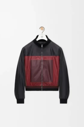Kurze Jacke aus Nappa-Lammleder
