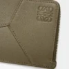 Langer Puzzle-Münz- und Kartenhalter aus klassischem Kalbsleder Langer Puzzle-Münz- und Kartenhalter aus klassischem Kalbsleder