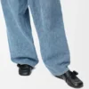 Loafer mit Toggle-Verschluss aus glänzendem, glattem Kalbsleder Loafer mit Toggle-Verschluss aus glänzendem, glattem Kalbsleder