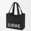 Loewe Font Tote in Raffia, mittelgross Loewe Font Tote in Raffia, mittelgross