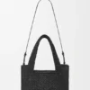 Loewe Font Tote in Raffia, mittelgross Loewe Font Tote in Raffia, mittelgross