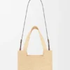 Loewe Font Tote in Raffia, mittelgross Loewe Font Tote in Raffia, mittelgross