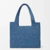 Loewe Font Tote in Raffia, mittelgross Loewe Font Tote in Raffia, mittelgross