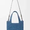 Loewe Font Tote in Raffia, mittelgross Loewe Font Tote in Raffia, mittelgross