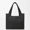 Loewe Font Tote in Raffia, mittelgross Loewe Font Tote in Raffia, mittelgross