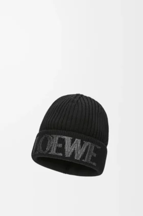 Loewe-Mütze aus Wolle Loewe-Mütze aus Wolle