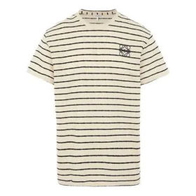 Loewe Stripe Kurzarm-T-Shirt für Herren, weiss, H6109650Pc-2396