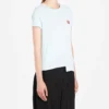 Logo-Kurzarm-T-Shirt Hellblau S6299062Cr