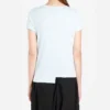 Logo-Kurzarm-T-Shirt Hellblau S6299062Cr