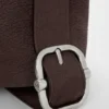 Loop Bucket aus genarbtem Nubukleder
