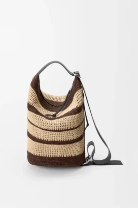 «Loop Bucket» aus Raffia