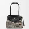 Madrid-Tasche in mittlerer Grösse aus gewebtem Textil