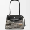 Madrid-Tasche in mittlerer Grösse aus gewebtem Textil