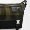 Medium Flex Messenger aus Canvas und gebürstetem Wildleder