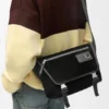 Medium Flex Messenger aus Canvas und Wildleder
