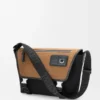 Medium Flex Messenger aus Canvas und Wildleder