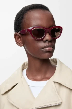 Mini-Anagram-Sonnenbrille im Cateye-Stil
