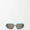 Mini-Anagram-Steps-Sonnenbrille in rechteckiger Form Mini-Anagram-Steps-Sonnenbrille in rechteckiger Form