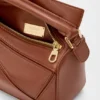 Mini Featherlight Puzzle-Tasche aus Nappa-Lammleder