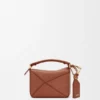 Mini Featherlight Puzzle-Tasche aus Nappa-Lammleder