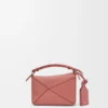 Mini Featherlight Puzzle-Tasche aus Nappa-Lammleder