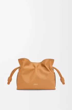 Mini-Flamenco-Clutch aus Nappa-Kalbsleder Mini-Flamenco-Clutch aus Nappa-Kalbsleder