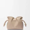 Mini-Flamenco-Clutch aus Nappa-Kalbsleder Mini-Flamenco-Clutch aus Nappa-Kalbsleder
