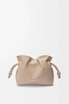 Mini-Flamenco-Clutch aus Nappa-Kalbsleder Mini-Flamenco-Clutch aus Nappa-Kalbsleder