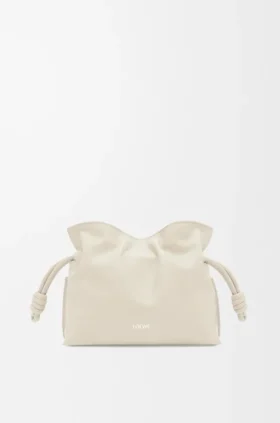 Mini-Flamenco-Clutch aus Nappa-Kalbsleder Mini-Flamenco-Clutch aus Nappa-Kalbsleder