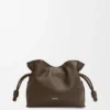 Mini-Flamenco-Clutch aus Nappa-Kalbsleder Mini-Flamenco-Clutch aus Nappa-Kalbsleder