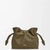 Mini-Flamenco-Clutch aus Nappa-Kalbsleder Mini-Flamenco-Clutch aus Nappa-Kalbsleder