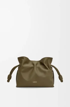 Mini-Flamenco-Clutch aus Nappa-Kalbsleder Mini-Flamenco-Clutch aus Nappa-Kalbsleder