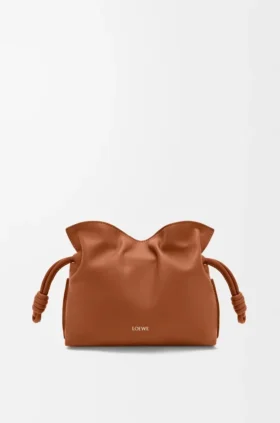 Mini-Flamenco-Clutch aus Nappa-Kalbsleder Mini-Flamenco-Clutch aus Nappa-Kalbsleder