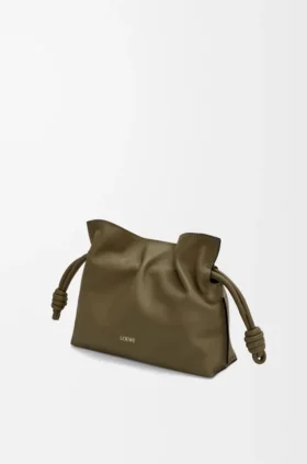Mini-Flamenco-Clutch aus Nappa-Kalbsleder Mini-Flamenco-Clutch aus Nappa-Kalbsleder