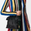 Mini-Flamenco-Clutch «Coil» aus Nappa-Kalbsleder Mini-Flamenco-Clutch «Coil» aus Nappa-Kalbsleder